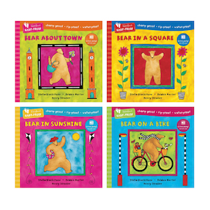 Bear Adventures Baby Proof Book Set (4pcs) - Play‘n’Learn – Educational Resources