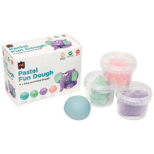 Reduce Stress: EC Fun Dough Pastel Set 4 X 80gm