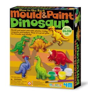 School Holiday Fun: Mould & Paint - DINOSAUR (Glow-in-the-dark)