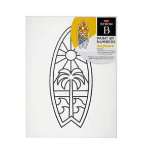 Jasart Byron Paint By Numbers - Surf Board