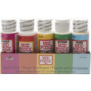 School Holiday Fun: Mod Podge Starter Set 5oz/236ml