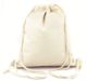 Canvas Drawstring Backpack (White & Black options)