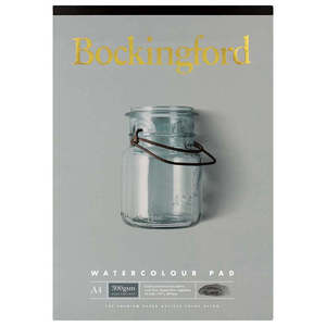 Stationery: Bockingford Pad Watercolour A4 300gsm 10 Leaf