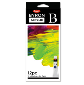 Jasart Byron 12ml Paint Acrylic (set of 12)