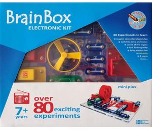 Brain Box Mini Plus 80+ Experiments, w FM Radio (STEM Learning)