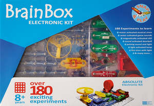 Brainbox: Brain Box Absolute Electronics 180+ Experiments (STEM Learning)
