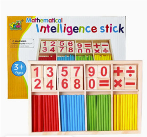 Wooden Learning Math Box