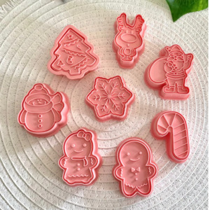 Wild Dough Stamper & Cutter Set - CHRISTMAS