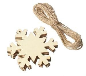 Christmas Collection: Wooden Snow Flake for Christmas (10pcs)