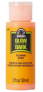 Folk Art Glow-In-The-Dark Acrylic Paint 59ml - Orange