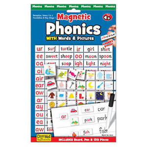 Phonics with Words & Pictures Magnetic Play - Fiesta Crafts