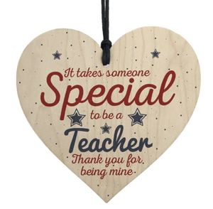 Wooden Gift Tab: Special Teacher Wooden Gift Plaque
