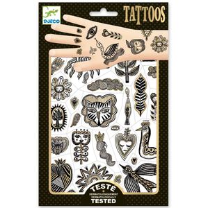 Body Painting: Djeco Tattoos - Metallic Golden Chic