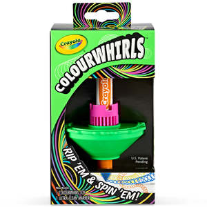 Marker Pens: Crayola Colourwhirls Spin Art Toy Neon