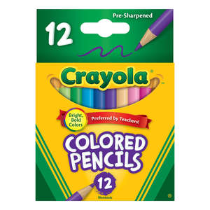 Crayola Colored Pencils Half 12Pk