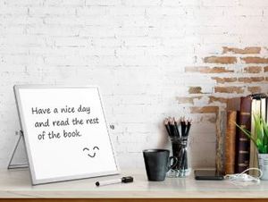 Whiteboard Stylish Aluminum Framed Double Side Dry Erase