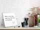 Whiteboard Stylish Aluminum Framed Double Side Dry Erase