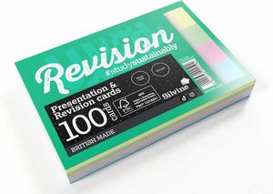 Luxpad Recycled Revision and Presentation Cards Dot Grid 6x4 100 Cards Assorted