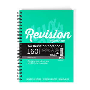 Luxpad Revision Notebook A4 160 Pages Wiro Bound