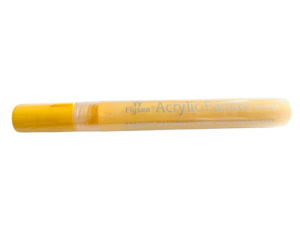 Acrylic Paint LIGHTING YELLOW Pen - Normal tip use on rocks, fabric etc..