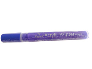Individual Acrylic Pens: Acrylic Paint PURPLE Pen - Normal tip use on rocks, fabric etc..