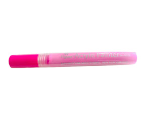Acrylic Paint PINK Pen - Normal tip use on rocks, fabric etc..
