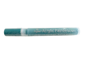 Individual Acrylic Pens: Acrylic Paint SAGE Pen - Normal tip use on rocks, fabric etc..