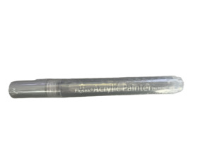 Acrylic Paint SILVER Pen - Normal tip use on rocks, fabric etc..