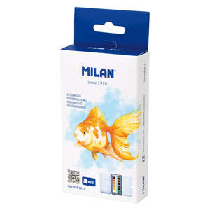 Art Supplies: Milan Watercolour Paint Set 24 colour