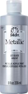 Folk Art Metallic Acrylic Paint 236ml - Silver