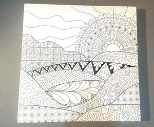 Printed Canvas (Sunset)