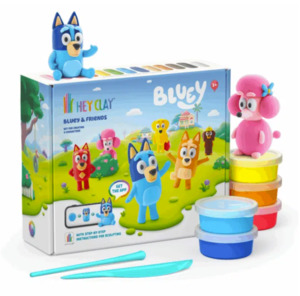 Hey Clay Collection: HEY CLAY - Bluey & Friends, Series Collection, 15 Cans (NEW)
