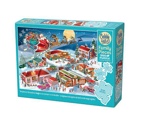 Santa's Flyby, 350pcs, Family Jigsaw
