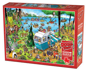 Doodle Town: Call of the Wild, 1000pcs, Compact Jigsaw