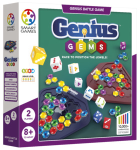 Genius Gems, Battle Game, 1-2 Player (NEW 2025)