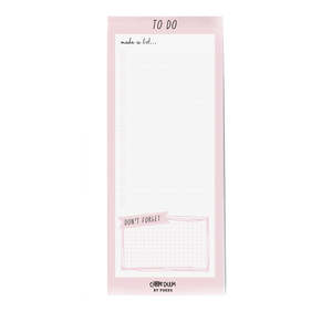 Pukka Carpe Diem Magnetic To Do List Ballerina Pink