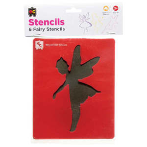 Dinosaurs: Stencils Set - Fairy set of 6 (EC)