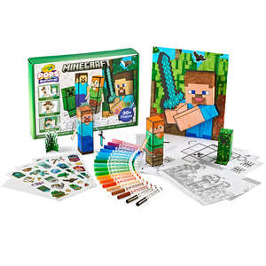 Marker Pens: Crayola POPS 3D Activity Super Set Minecraft