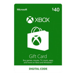 Digital Gift Card: Xbox $40 NZD - Digital Processing Fee Included