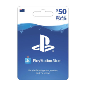 Digital Gift Card: Playstation Store $50 NZD Wallet - Digital Processing Fee Included