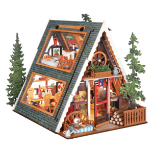 Rolife: Robotime  Rolife A-Frame Cabin DIY Miniature House DG181 (Pre-Order)