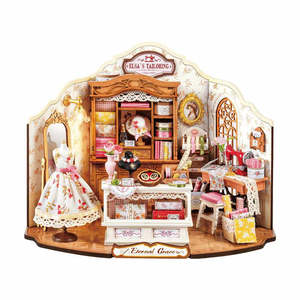 Robotime Rolife Elsa's Tailoring DIY Miniature House DG178