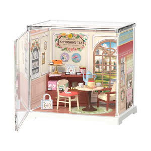 Rolife: Robotime Rolife Honey Tea Lounge DIY Miniature House DWS02B