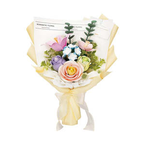 Rokr: Robotime ROKR DIY Wooden Flower - Spring Time Bouquet DIY 3D Puzzle AF01J