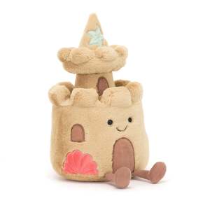 Soft Toys: JELLYCAT AMUSEABLES SANDCASTLE 14X15X29CM