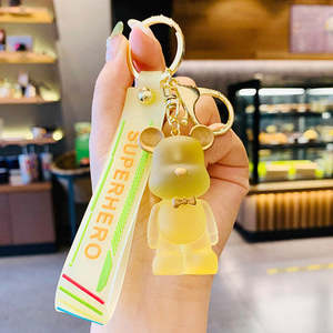 POP Keychain - Bear Clear Yellow