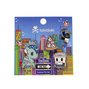 Storage And Accessories: Tokidoki NYC Collection Enamel Pin Set