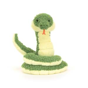 Jellycat: JELLYCAT FESTIVAL SNAKE GREEN 19X22X27CM