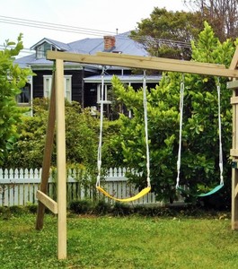 Products: Double Swing Beam – PlayZone