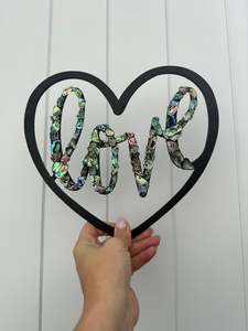 Paua Collection: Love Heart
